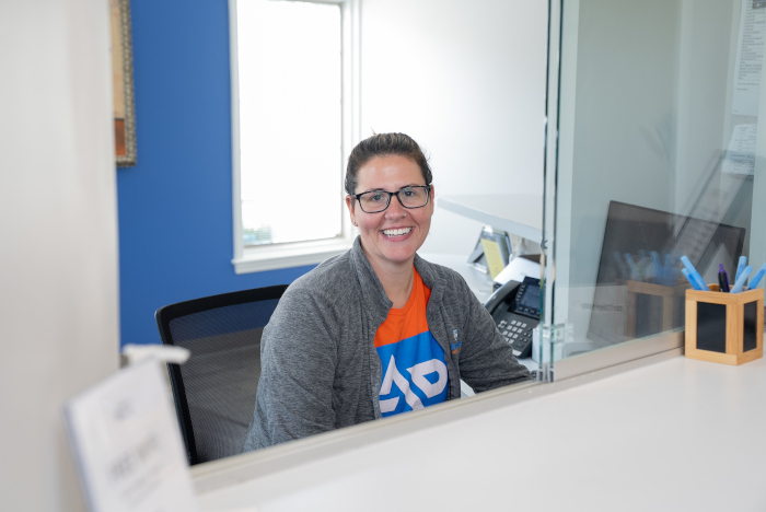 front desk at Almoney Dental Group in Dayton, OH