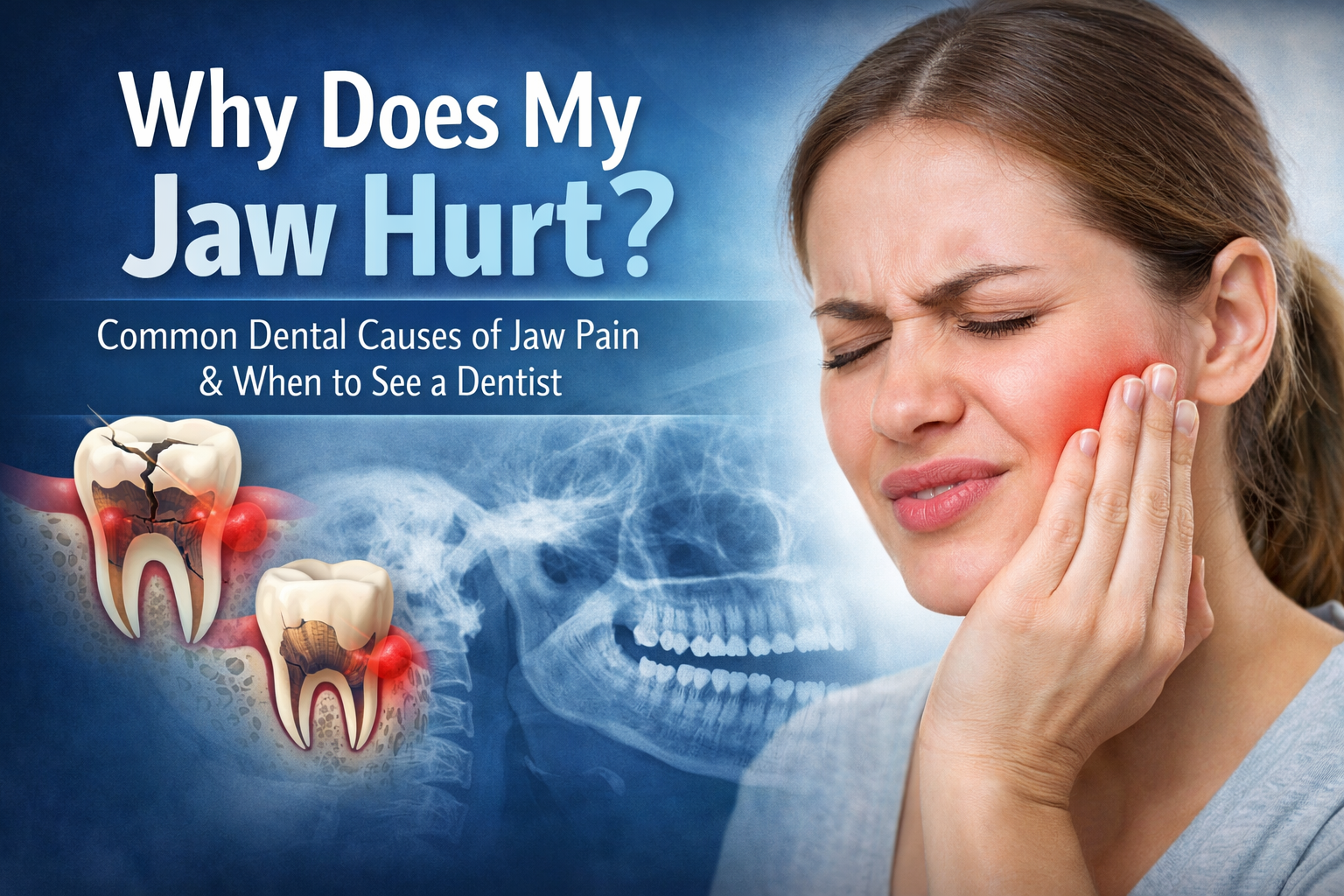 Why Does My Jaw Hurt? Common Dental Causes of Jaw Pain and When to See a Dentist